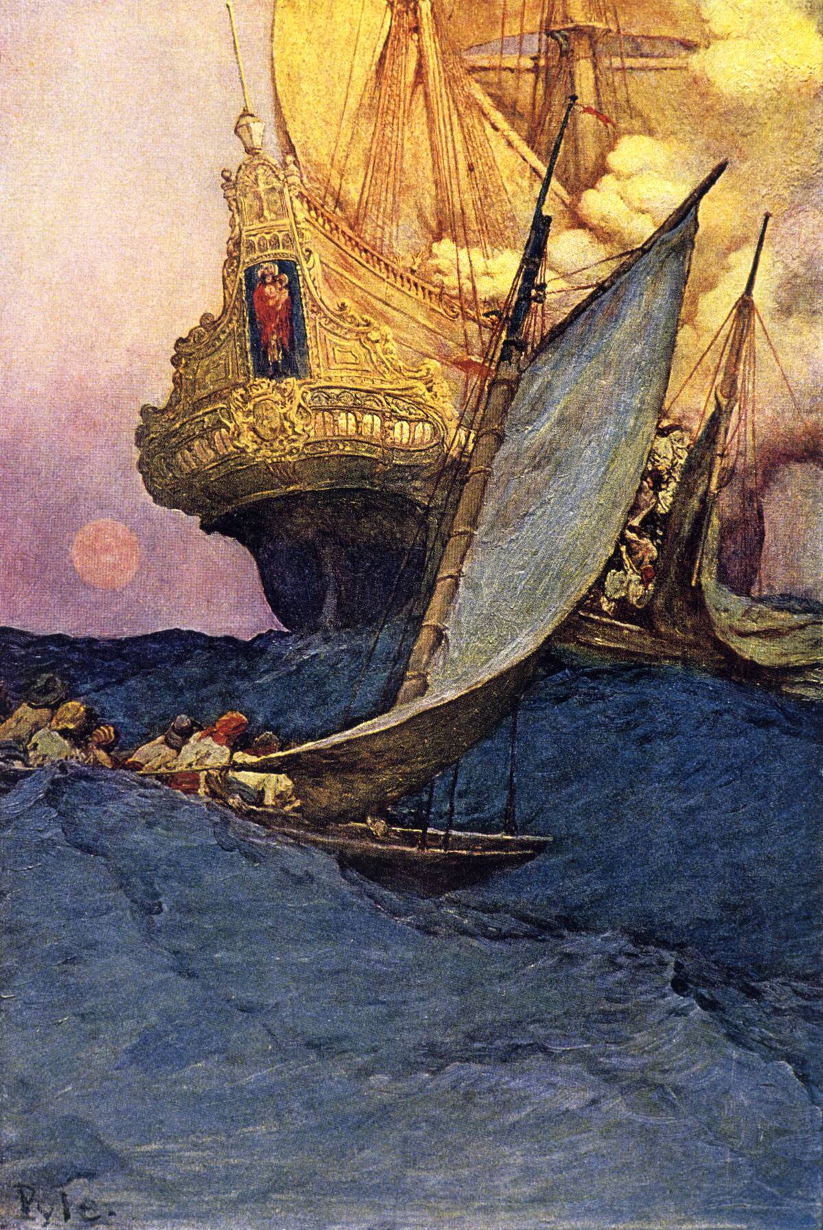 PIRATE SHIP ATTACKING...