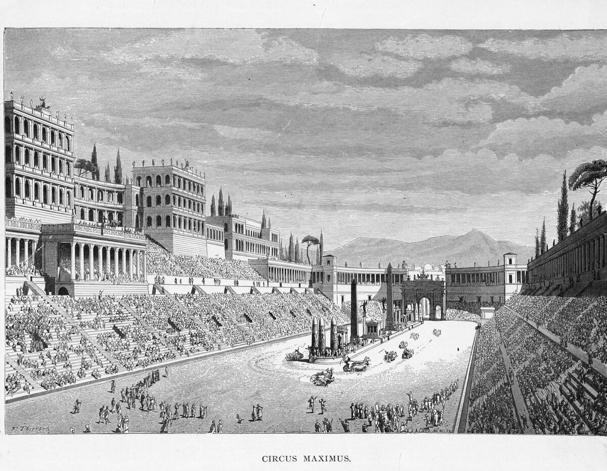 Portrait Of Circus Maximus In Ancient Rome