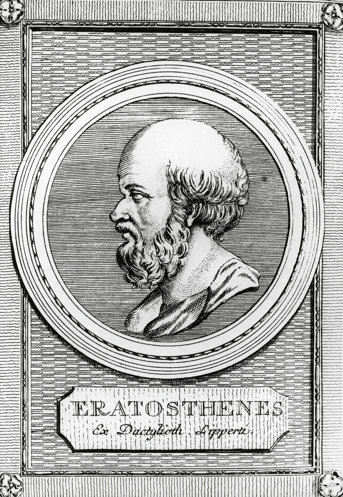 Portrait of Eratosthenes of Cyrene...
