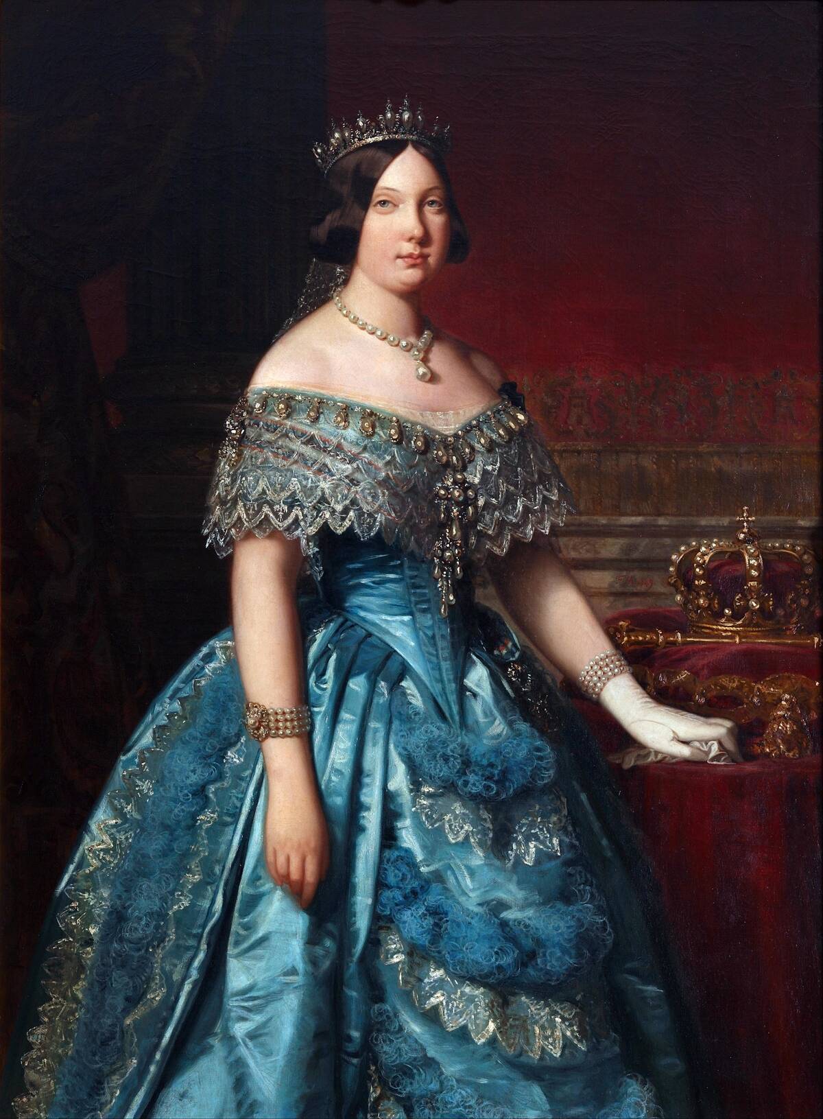 Portrait Of Isabella Ii Of Spain