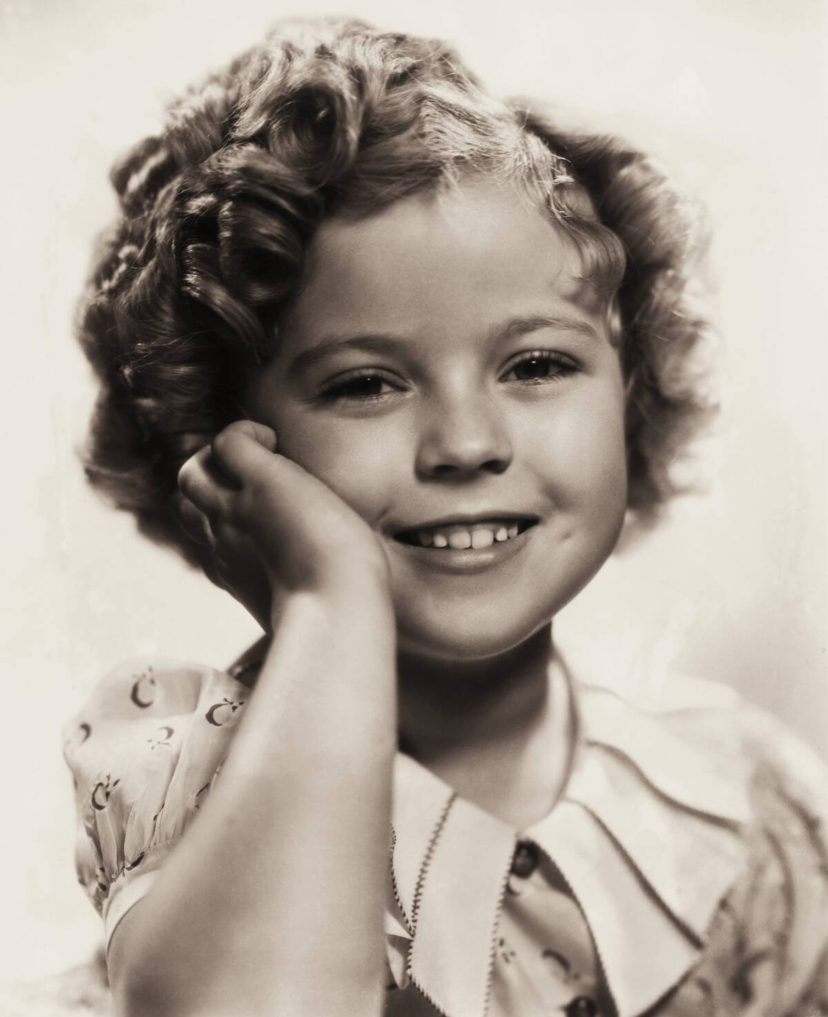 Portrait of Young Shirley Temple