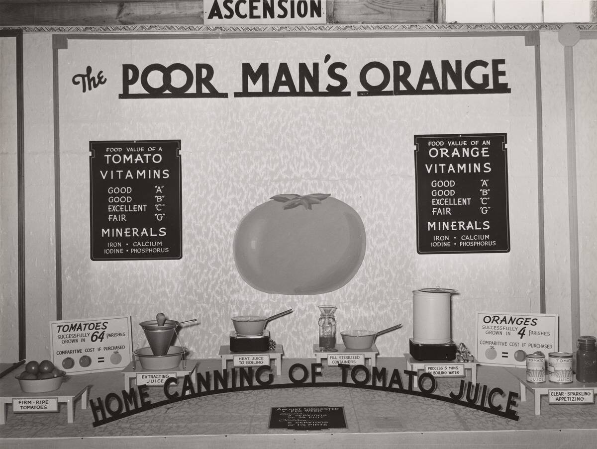 Poster In Agricultural Exhibit South Louisana Fair
