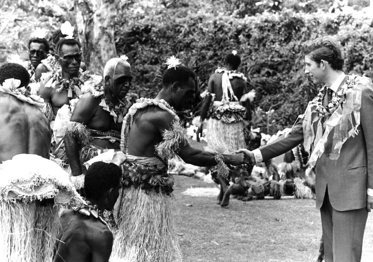 Prince Charles Hands Over Independence To Fiji