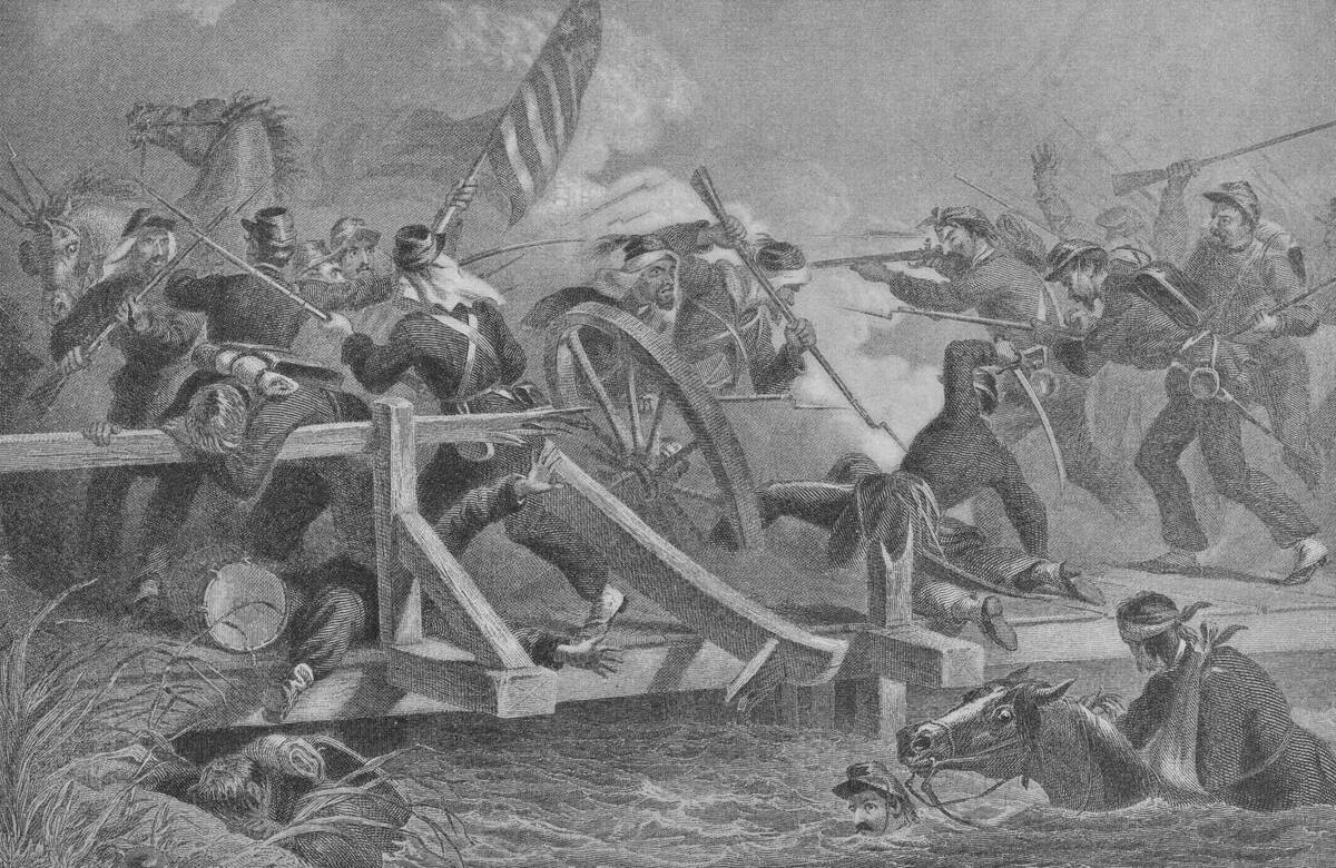 Retreat from Manassas Bridge