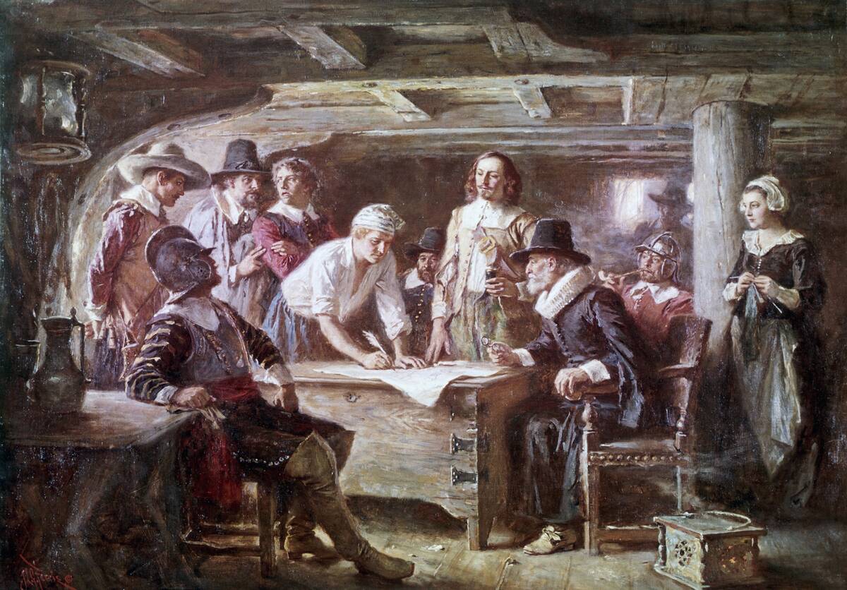 Signing of the Mayflower Compact