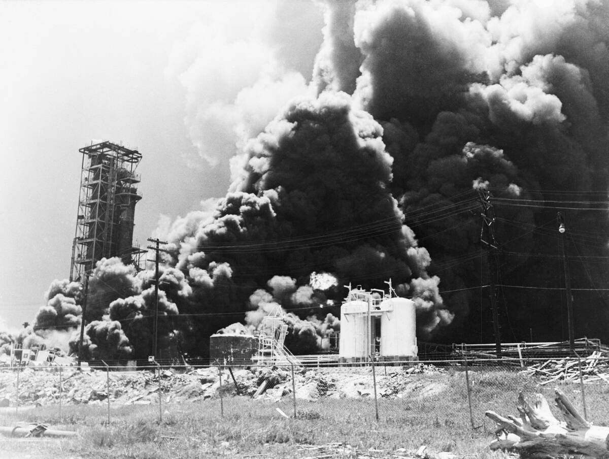 Smoke Engulfing Chemical Plant