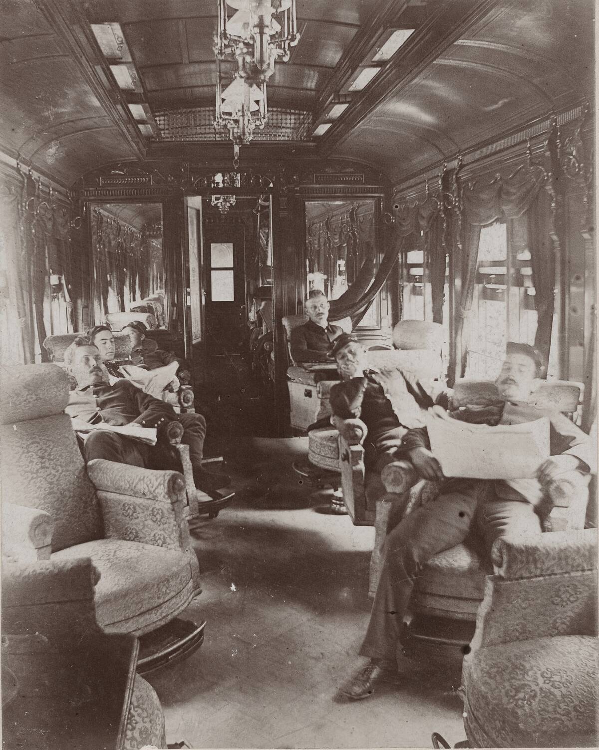 Soldiers Resting During Pullman Strike
