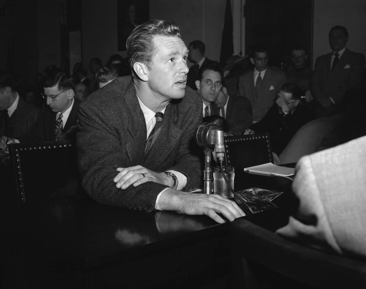 Sterling Hayden Testifying