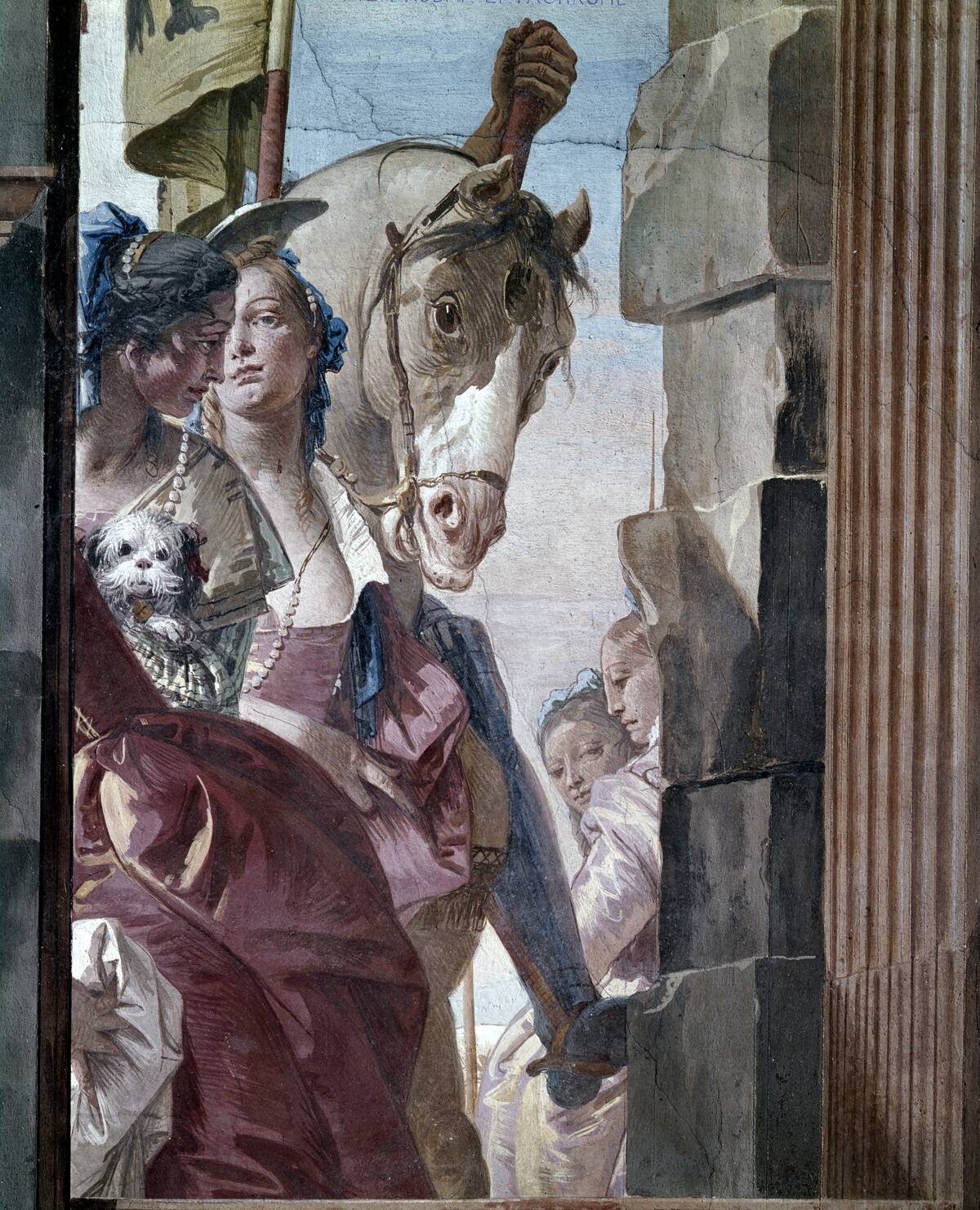 'The Entourage of Cleopatra', 1746-47. Artist: Giovanni Battista Tiepolo