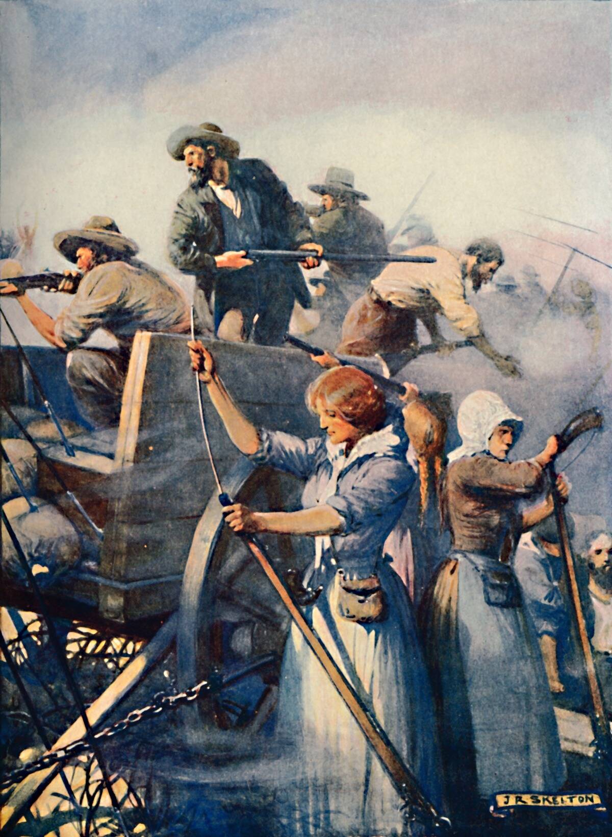 The Women Loaded The Empty Guns 1909