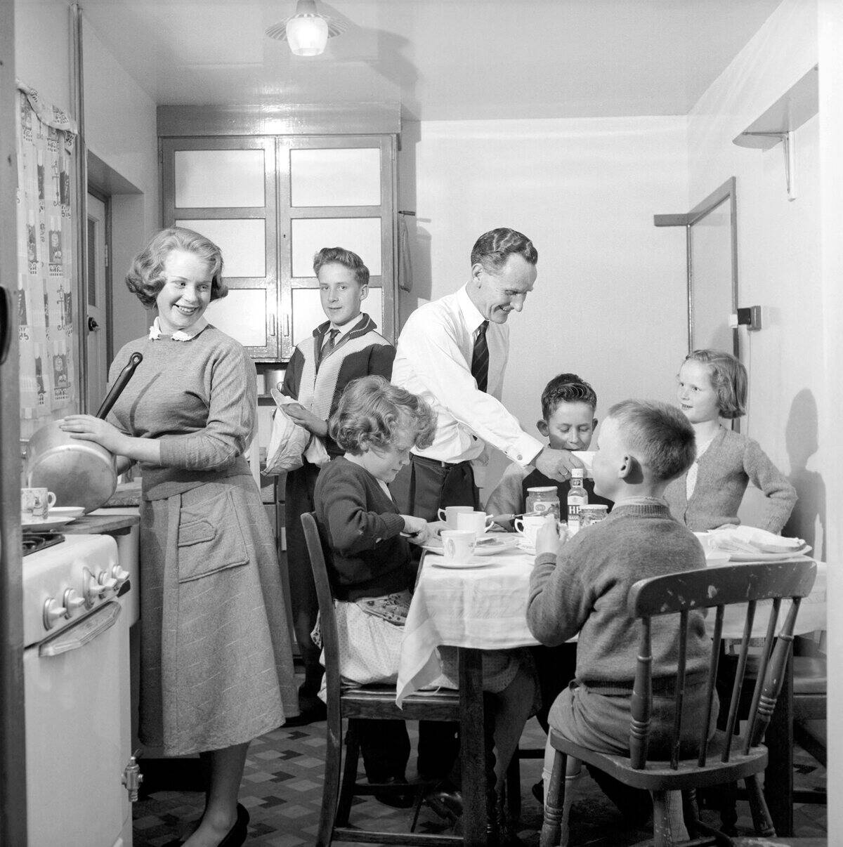 Theakeston family at home
