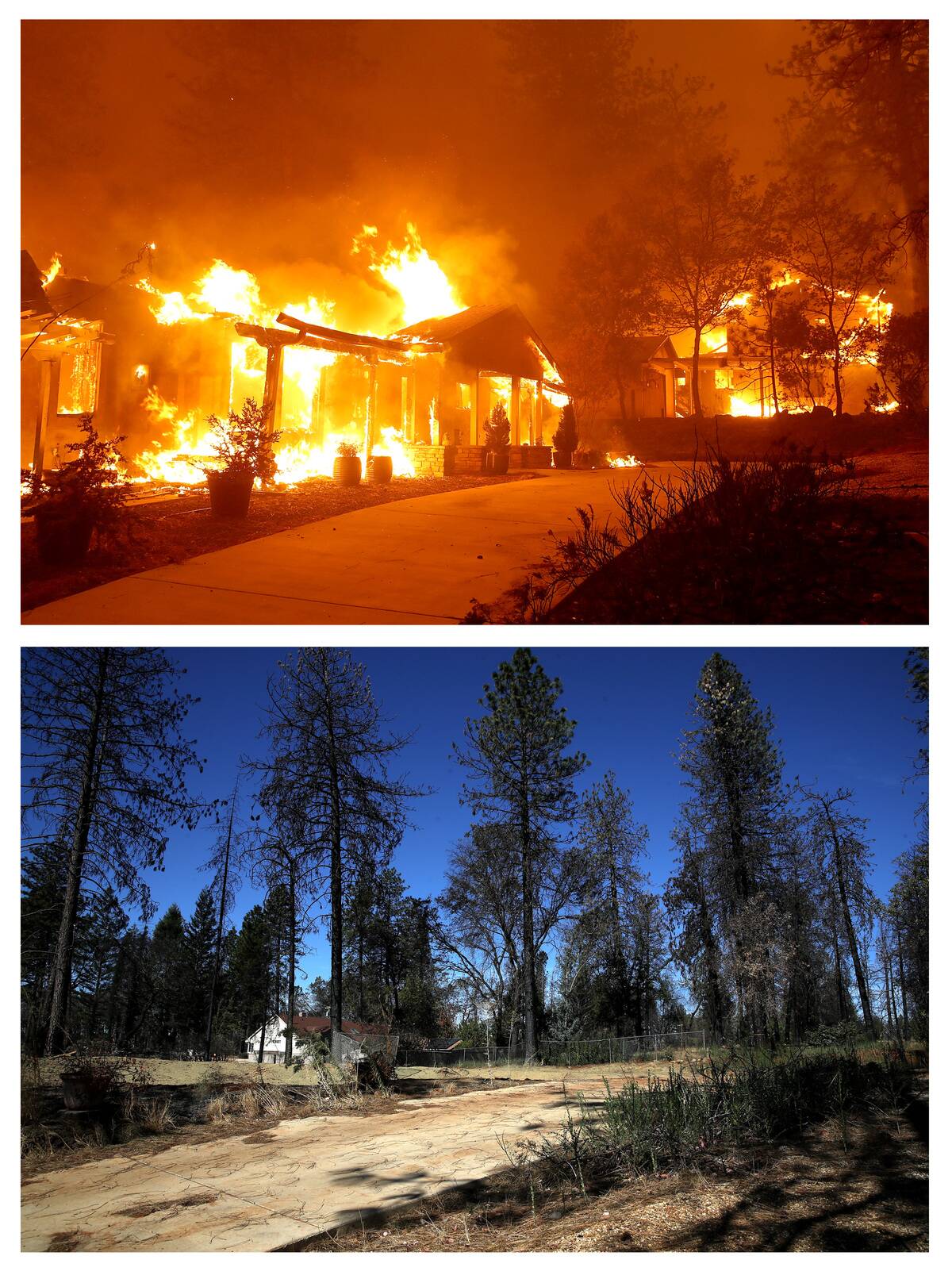 Then And Now: One Year After Devastating Paradise, CA Fire That Killed 85