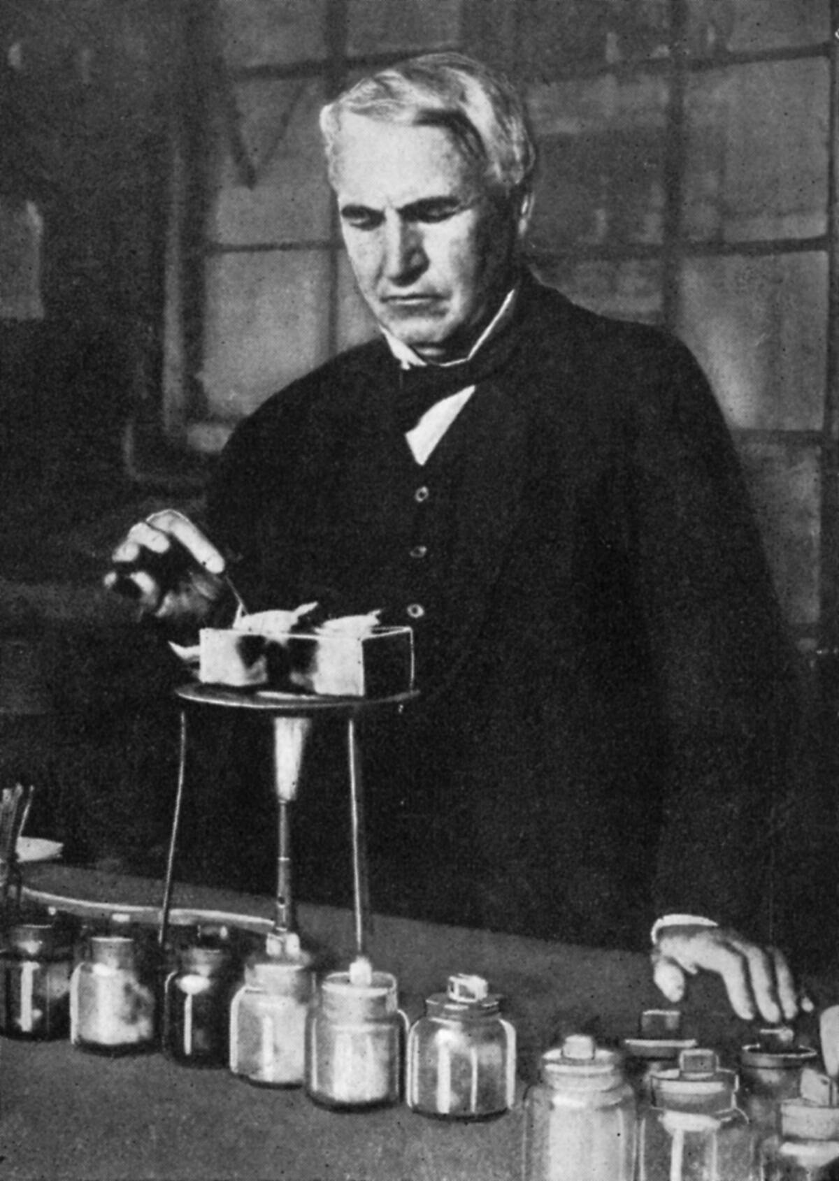 Thomas Alva Edison, American inventor and businessman, 1926.