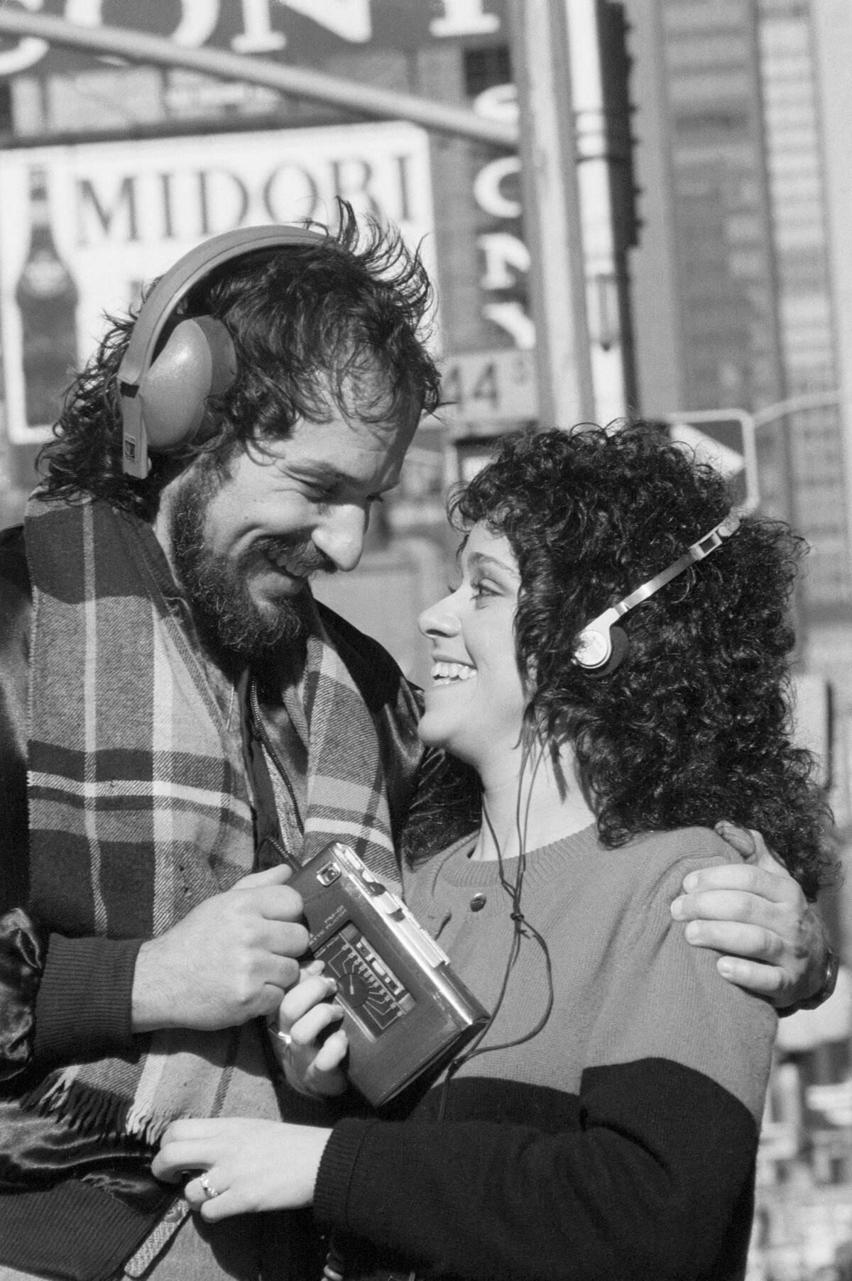 Two Actors Listening to Walkman