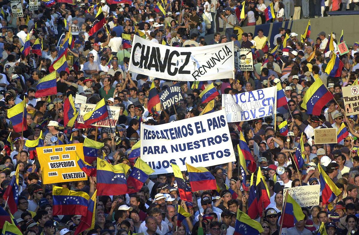 Venezuela's Second National Strike Against President Chavez