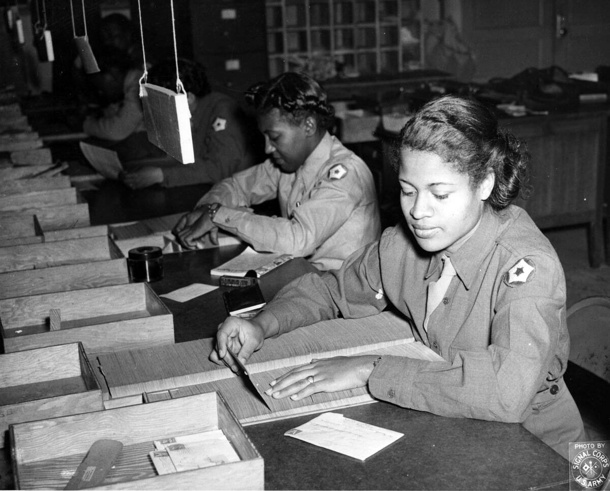 WACs Sorting Mail