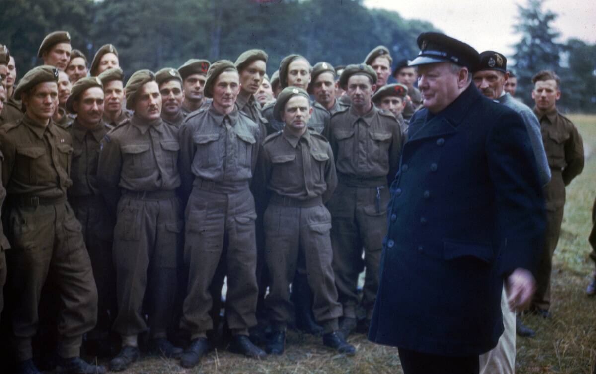 Winston Churchill the World war two British prime Minister.