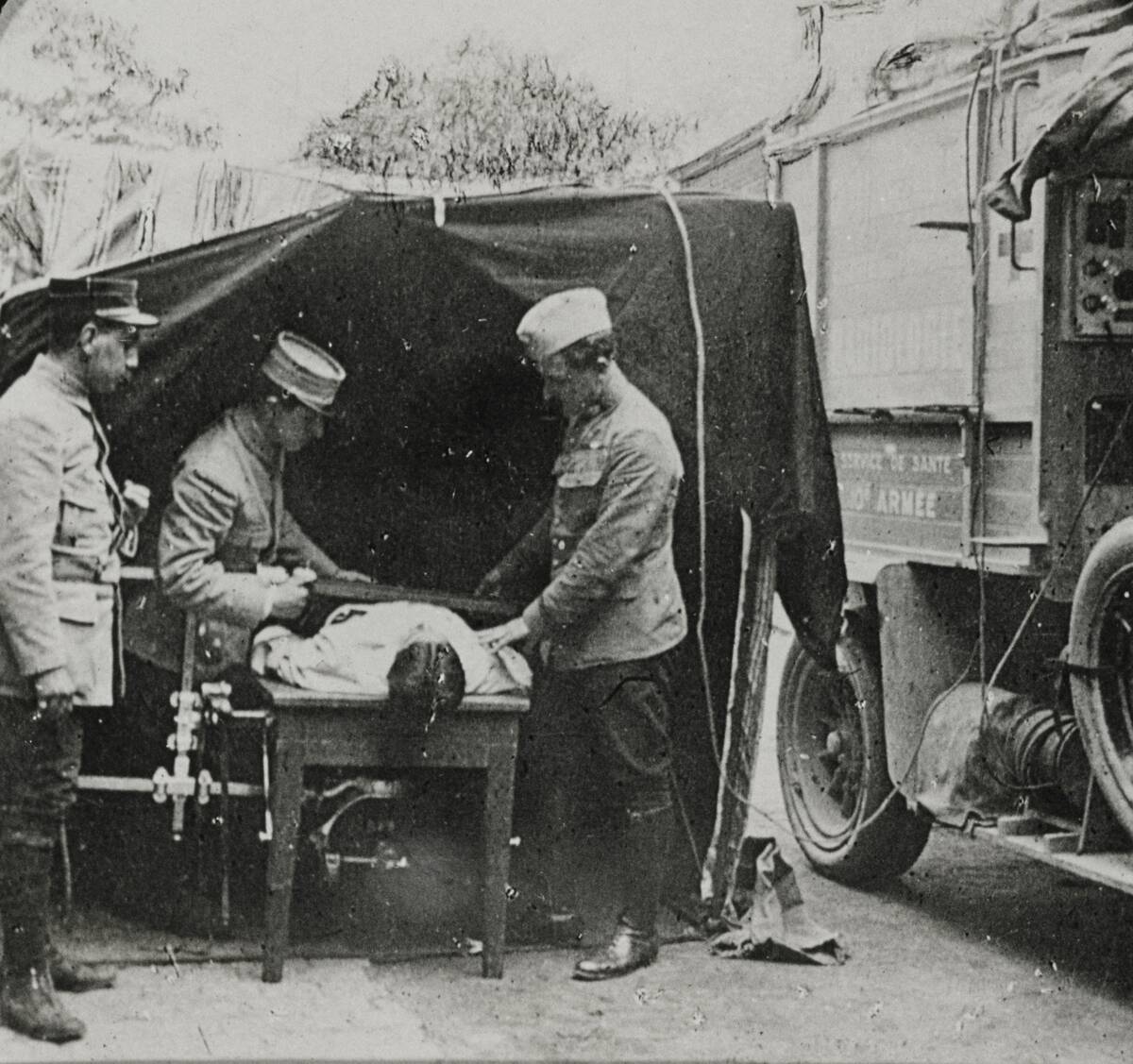 World War One: Marie Curie and Mobile X-ray unit 1916