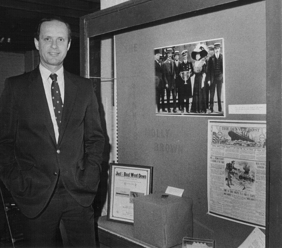 5-1986, 5/14/1986; Molly Brown Hose; Shot of Dr. Robert Ballard Leader of U.S.-French tem that disco