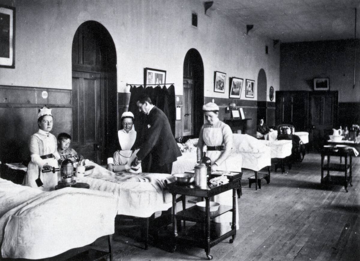 A Ward at The Royal Infirmary