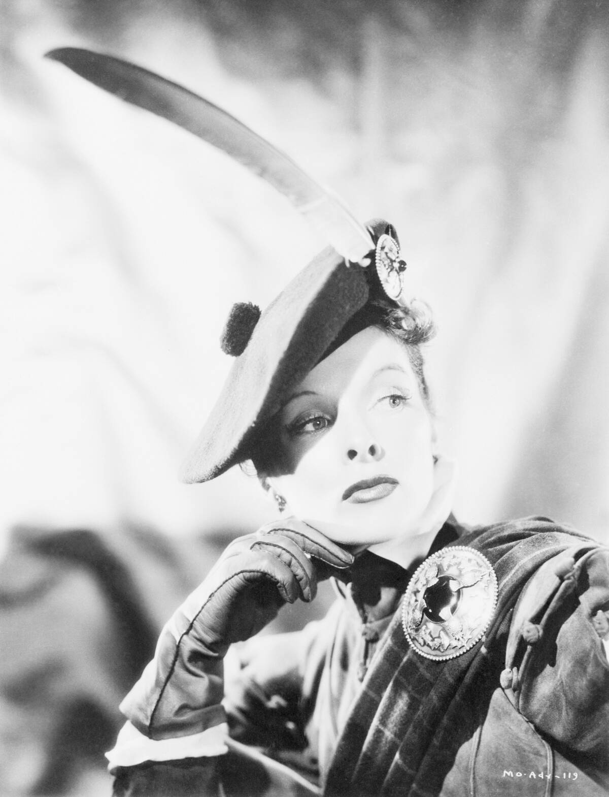 Actress Katharine Hepburn in Costume
