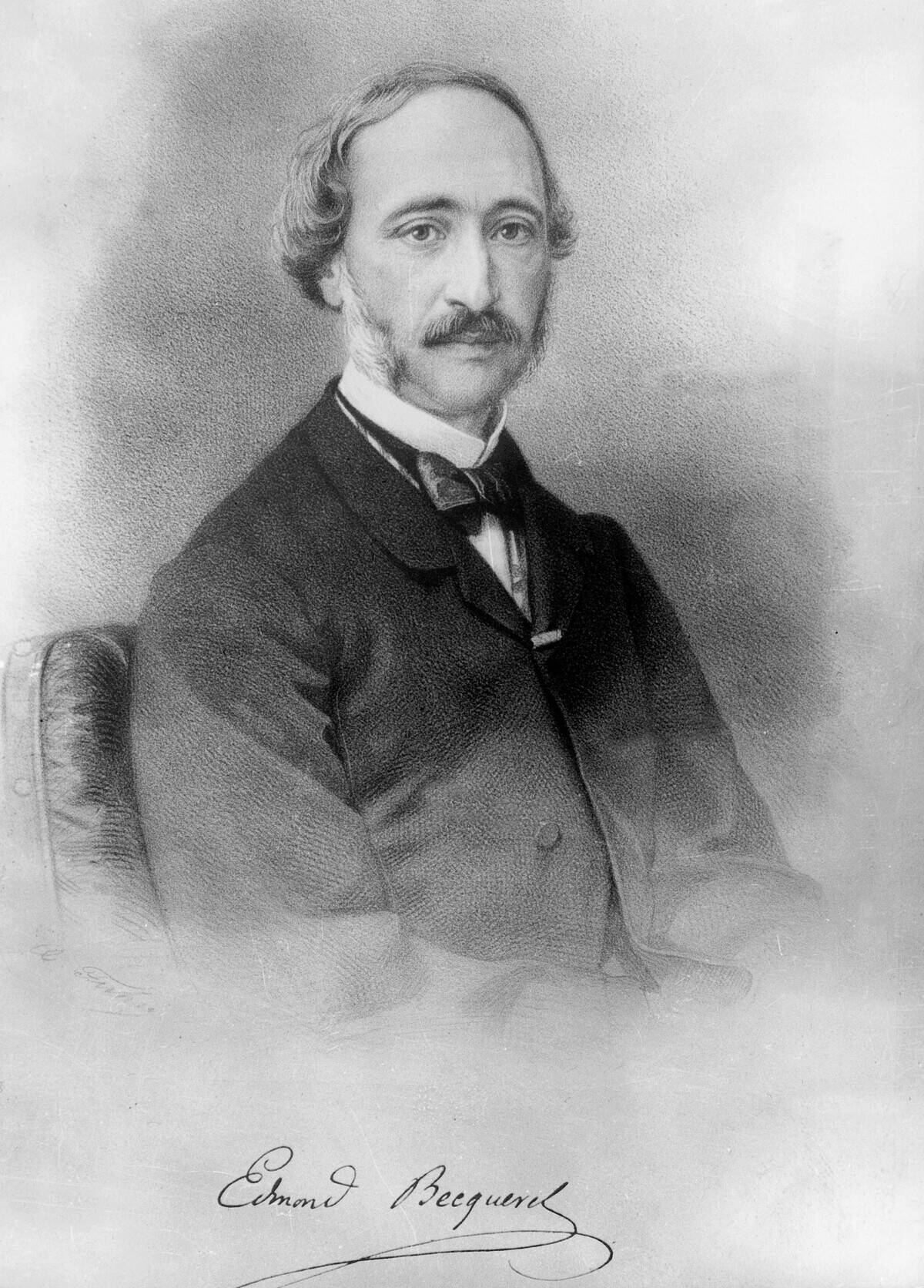 Alexandre Edmond Becquerel (1820-1891) french physicist inventor of spectrography, engraving