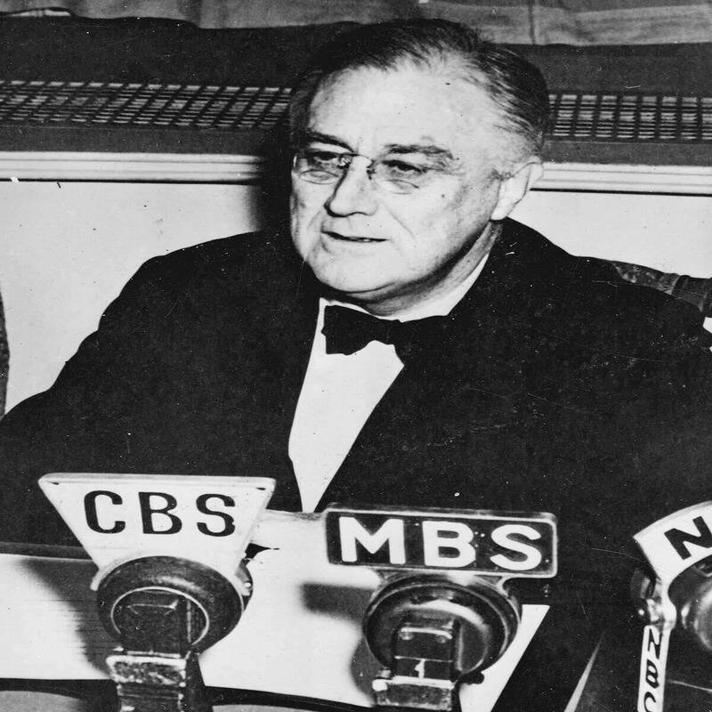 American President F.D. Roosevelt (1882-1945)