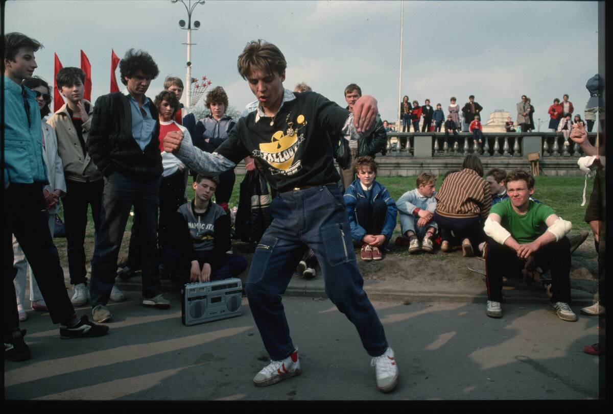 Breakdancer Performing in Gorky Park