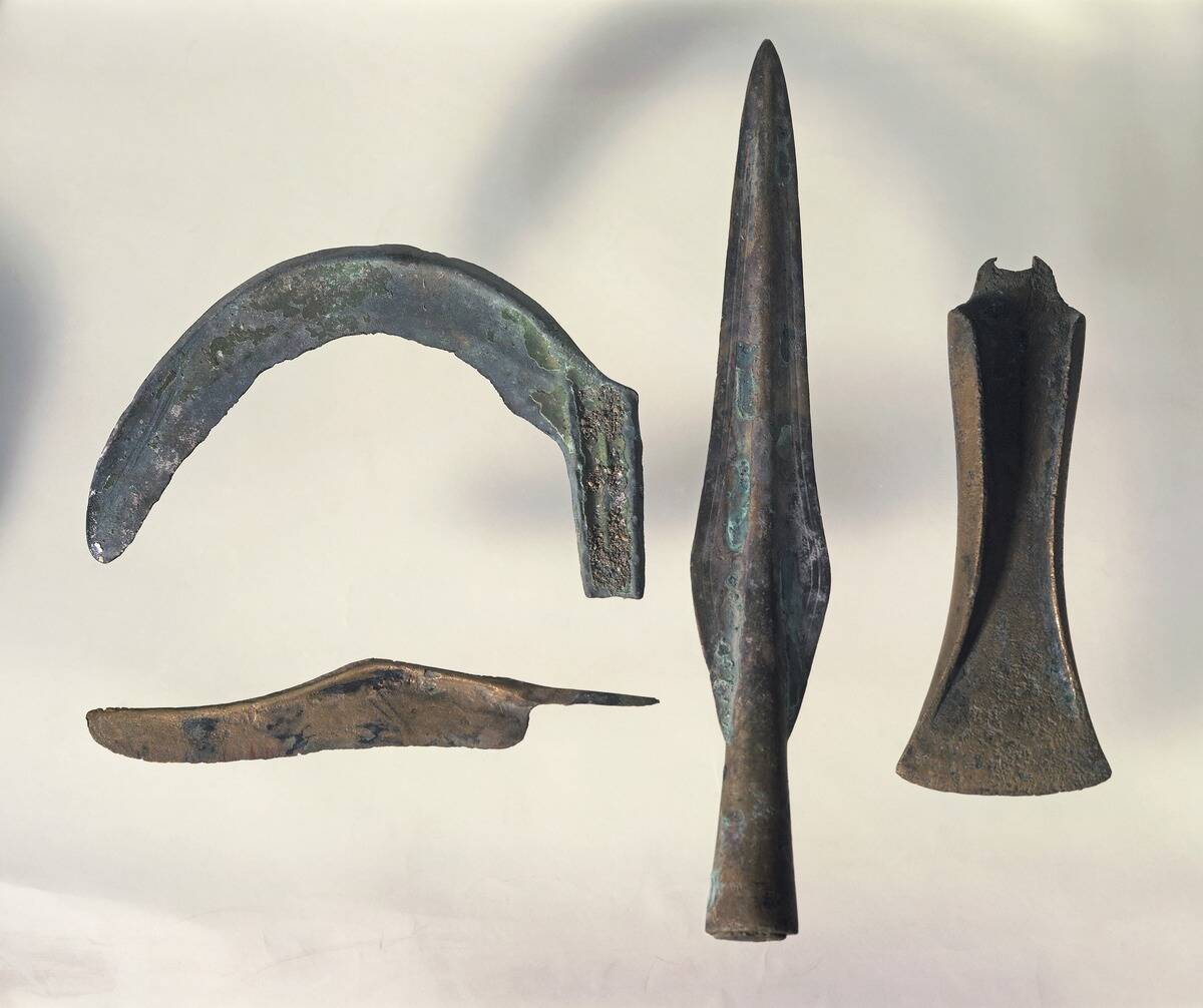 Bronze age tools