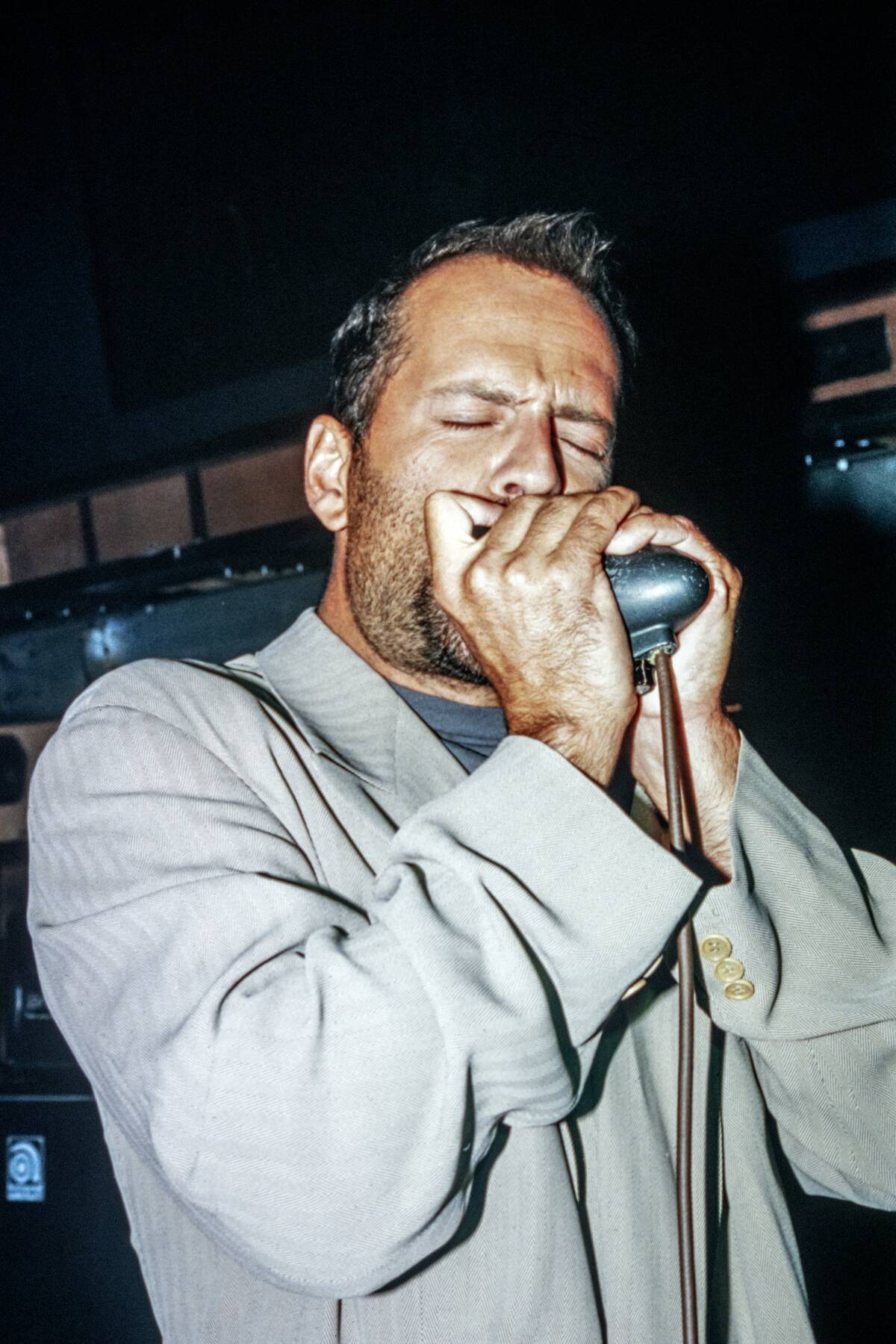 Bruce Willis at the Grand Opening of Planet Hollywood