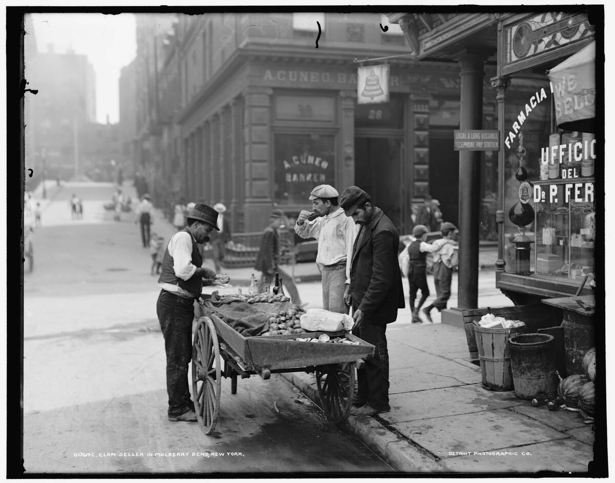 Clam Seller In NY City