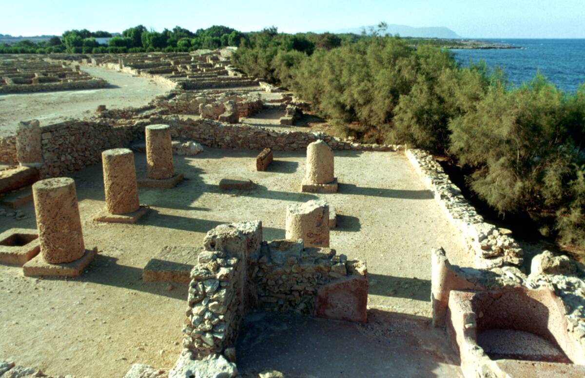 Coastal Roman ruins, Tunisia, 3rd century AD.