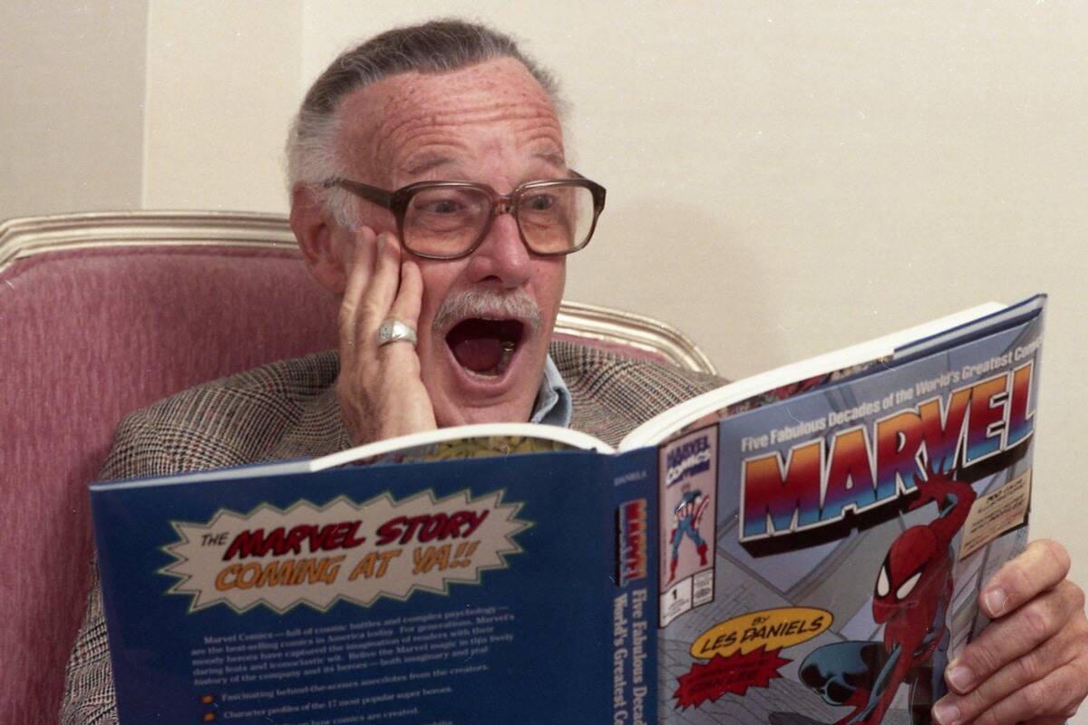 Comic book creator Stan Lee...