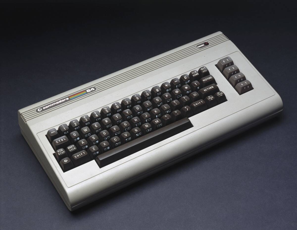 Commodore 64 microcomputer, c 1985.