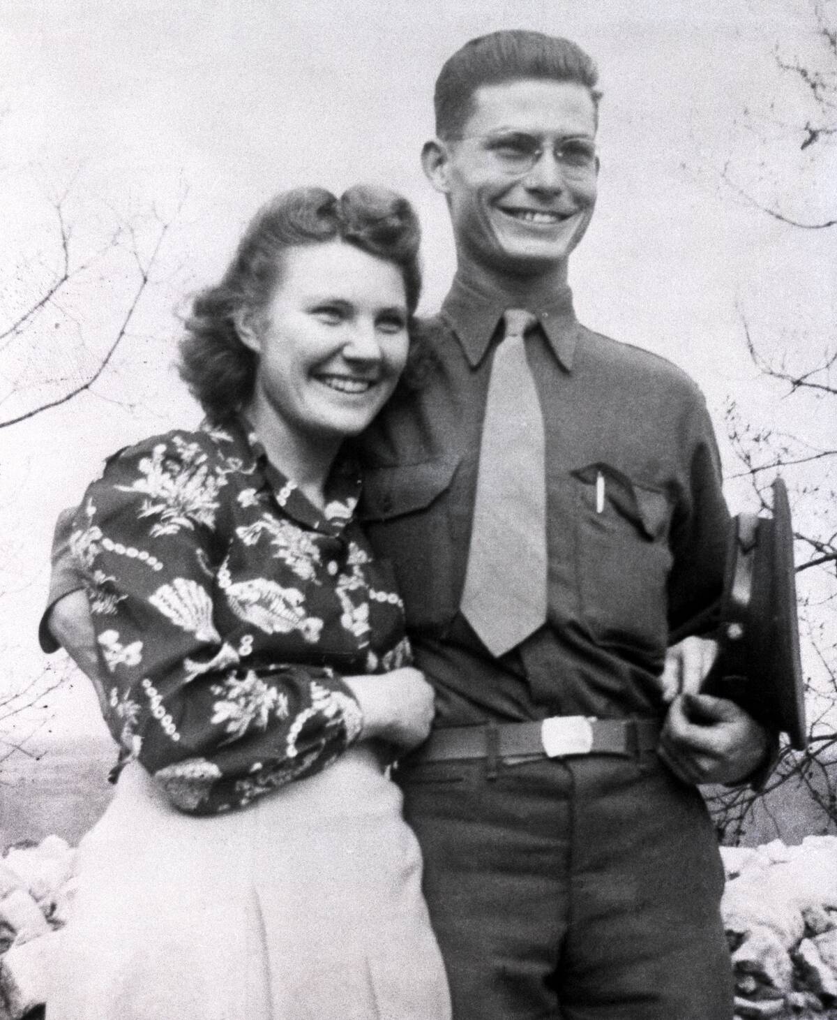 Corporal Desmond T. Doss and Wife