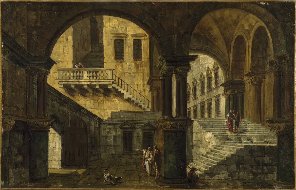 Courtyard In A Renaissance House
