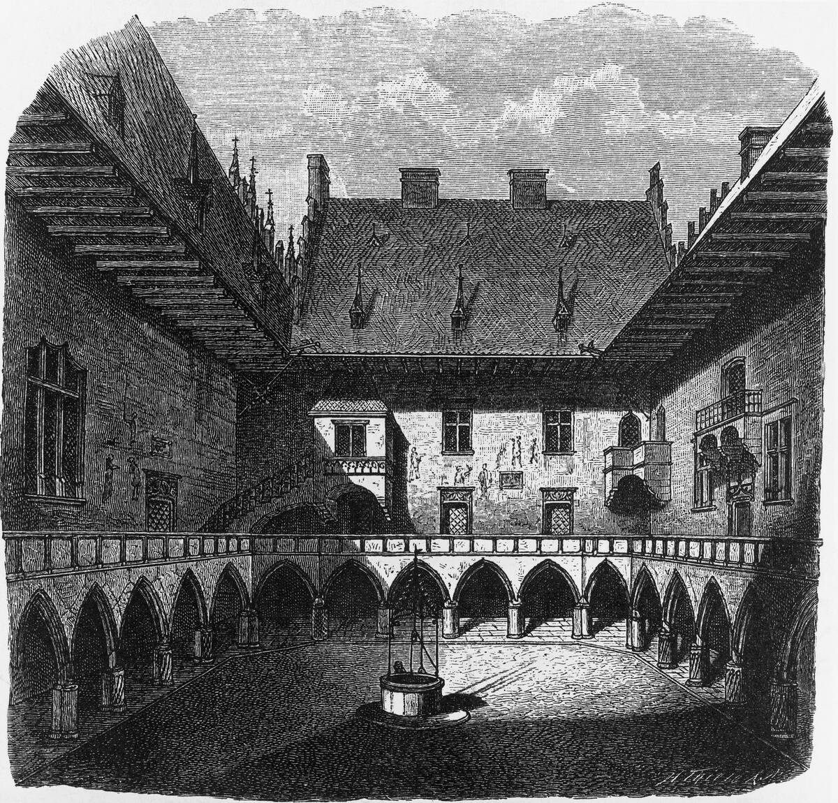Courtyard of the University of Krakow