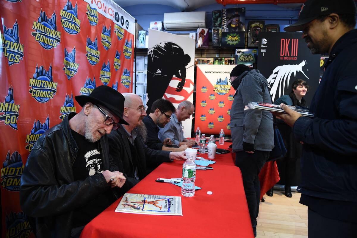Dark Knight III: The Master Race Signing At Midtown Comics
