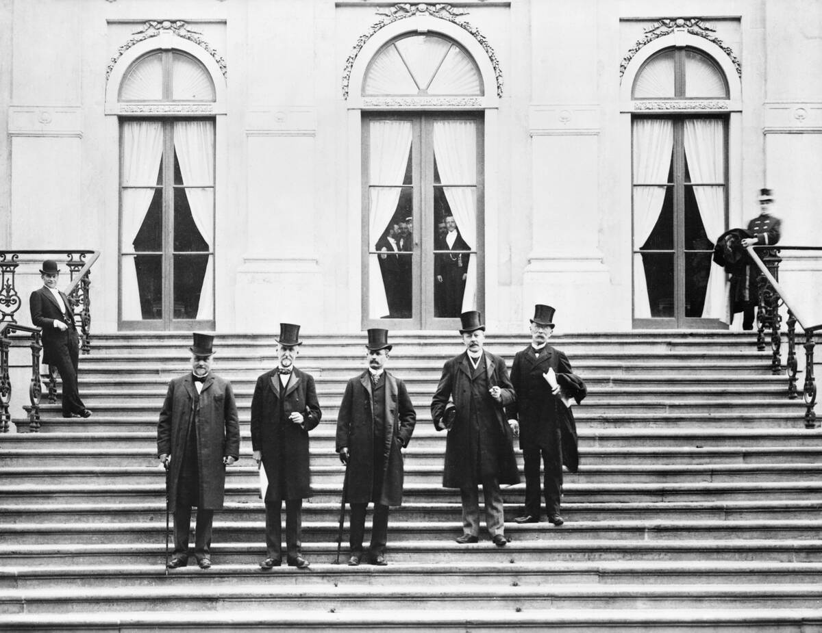 Delegates Leaving the Hague Conference