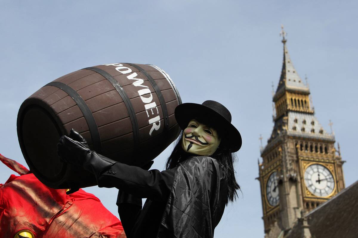 Demonstration Takes Place Over Recent Revelations About MP's Expenses