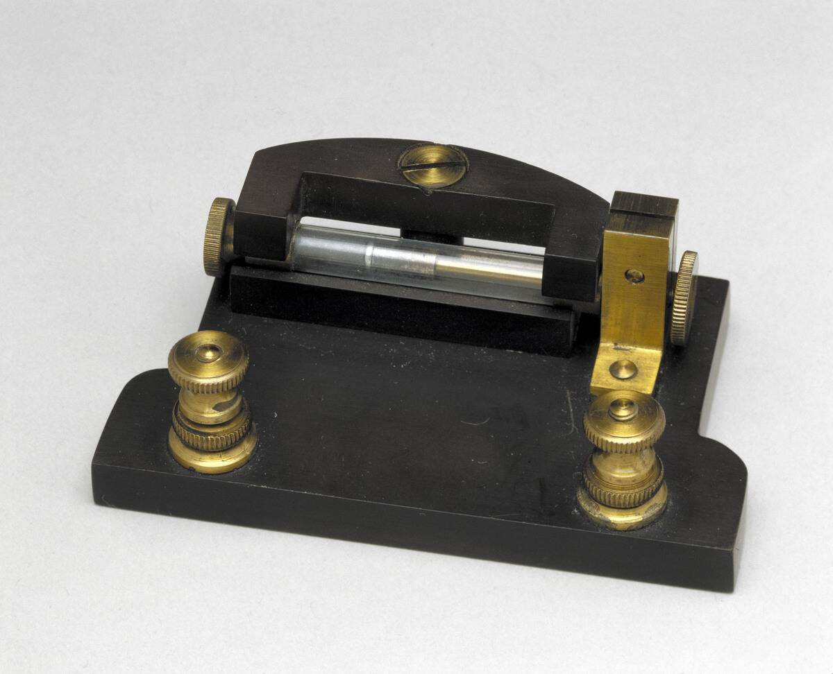 Detector used in Marconi�s original transatlantic radio tests, 1901.