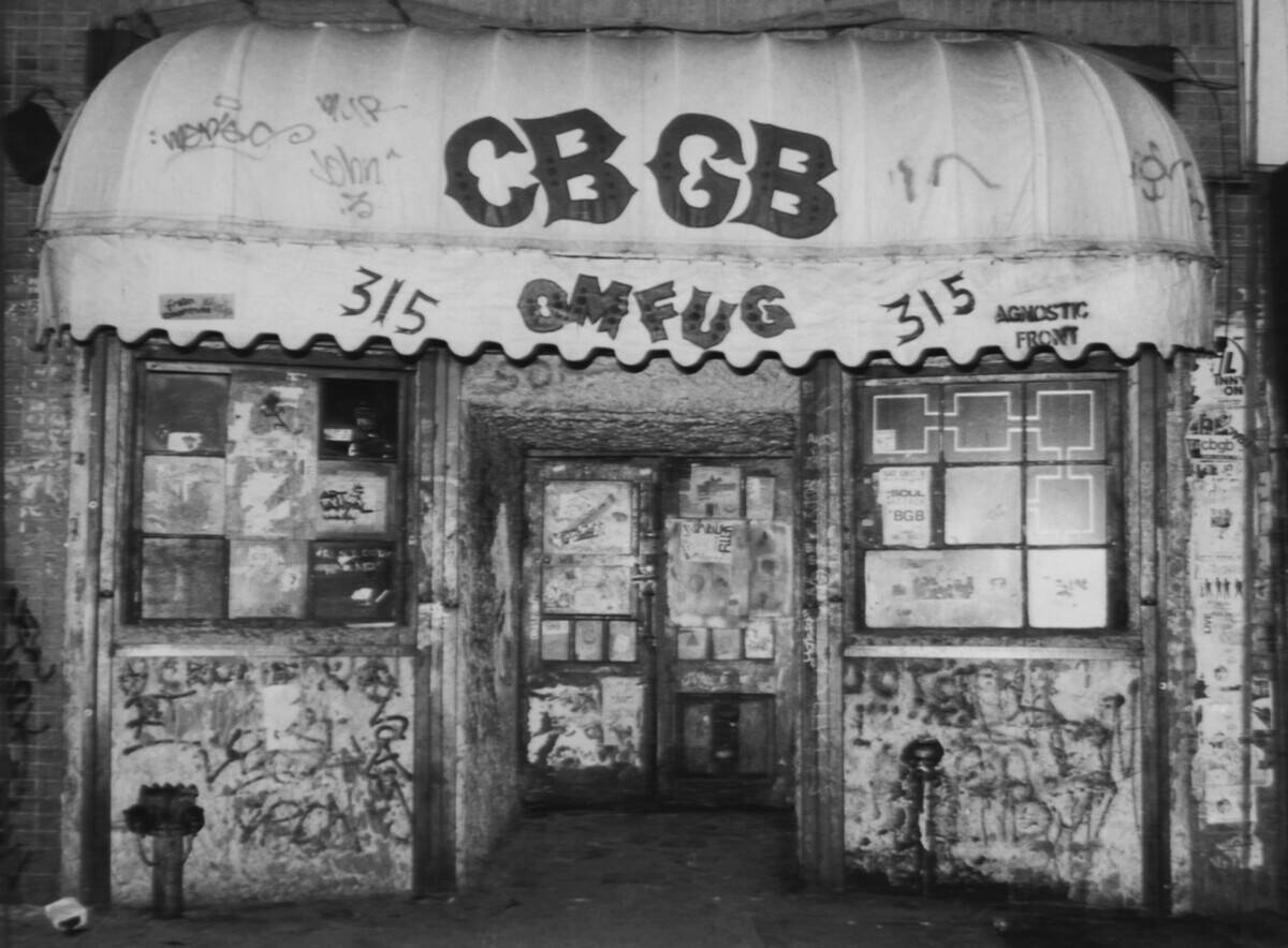 Entrance to CBGB.