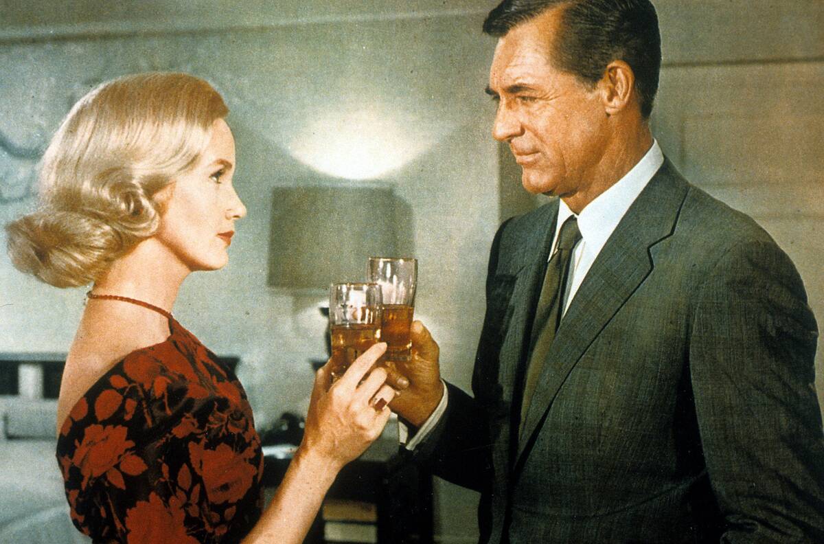 Eva Marie Saint And Cary Grant In 'North By Northwest'