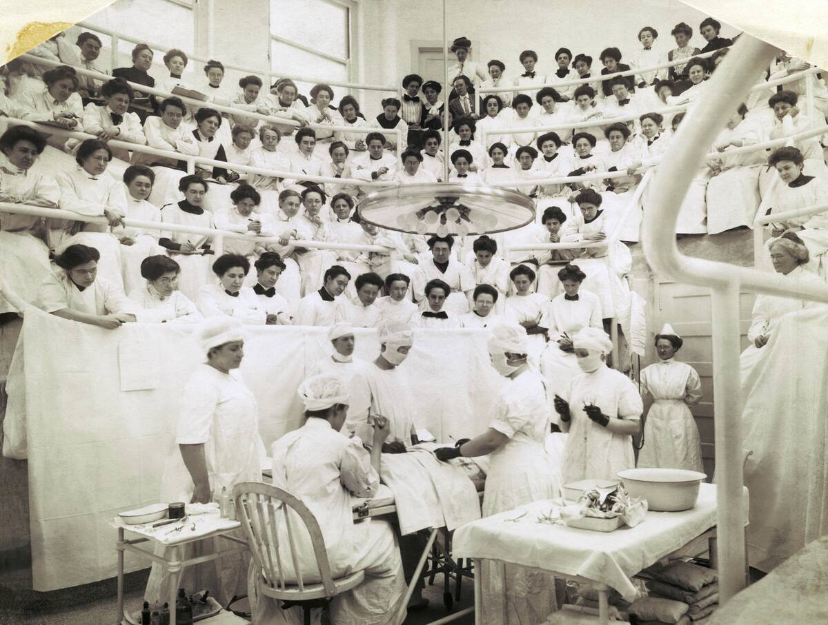 First Operation By Women Surgeons