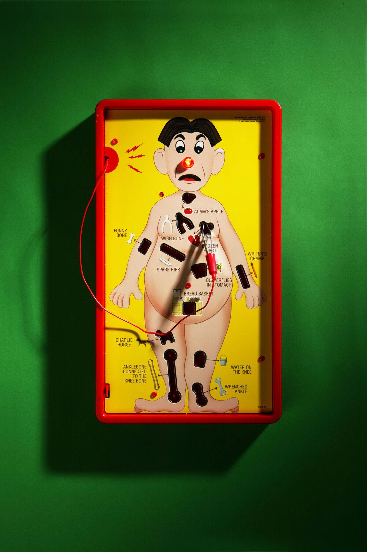 Game of Operation to illustrate doctors making mistakes, 29 June 2005. SMH Pic