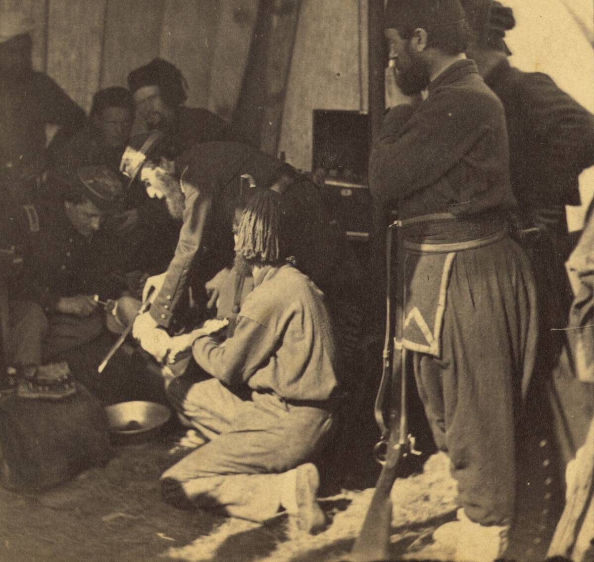 George Stacy, Hospital scene at Fortress Monroe, Va.