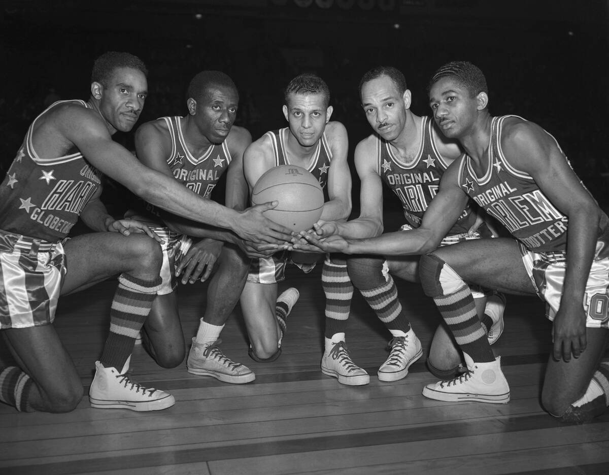 Group Portrait of Harlem Globetrotters