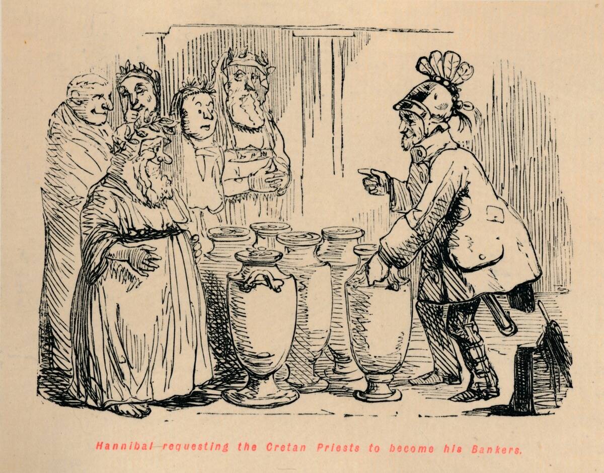 Hannibal Requesting The Cretan Priests To Become His Bankers