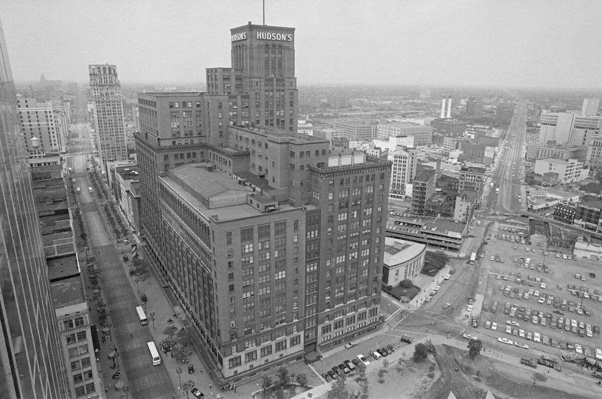 Hudson's Department Store in Detroit