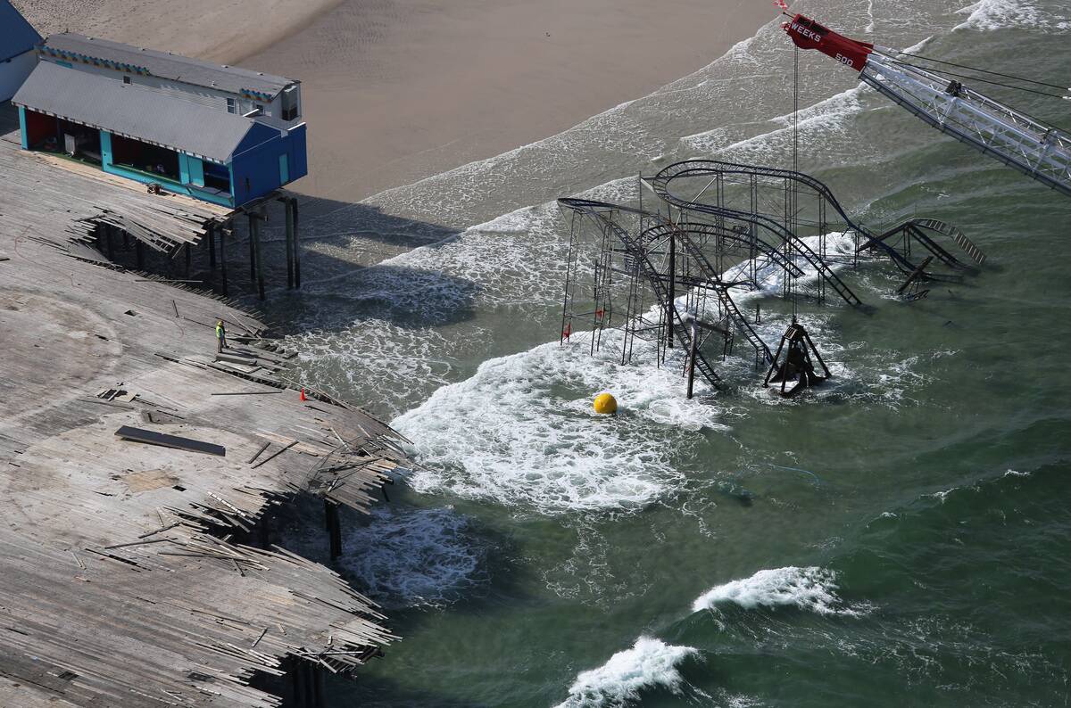 Iconic JetStar Roller Coaster Damaged By Hurricane Sandy Torn Down
